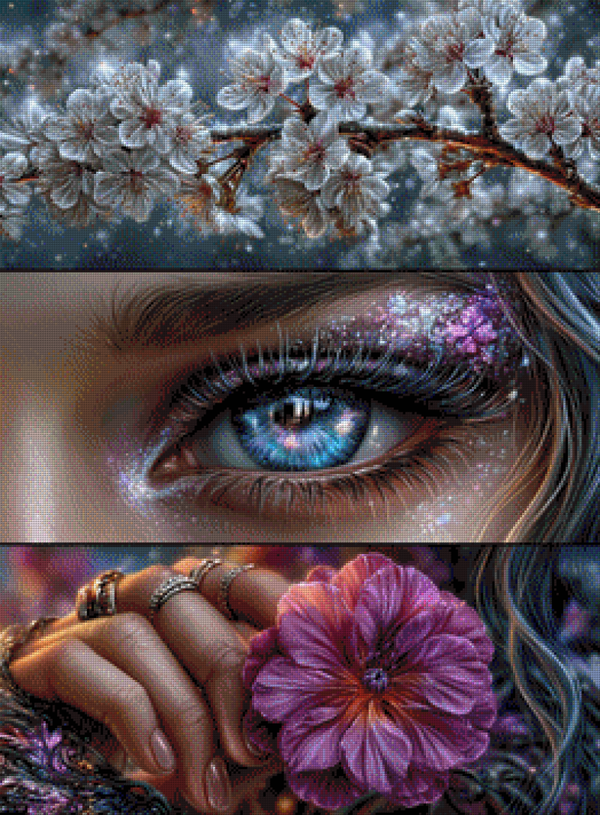 Hidden Beauty by Lisa Morgan AI - 65 x 88 - 202 Farben