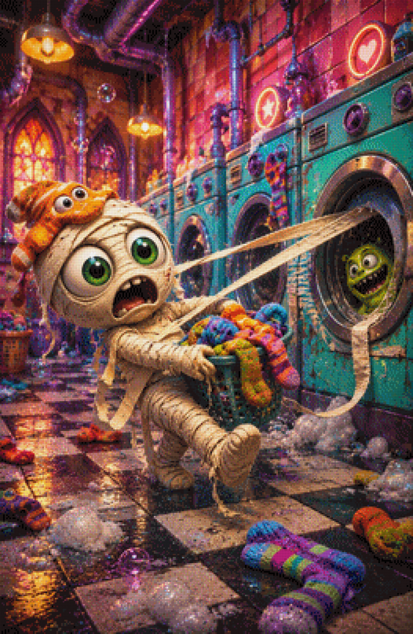 Spin Cycle of Doom by DPK - 65 x 100 - 301 Farben