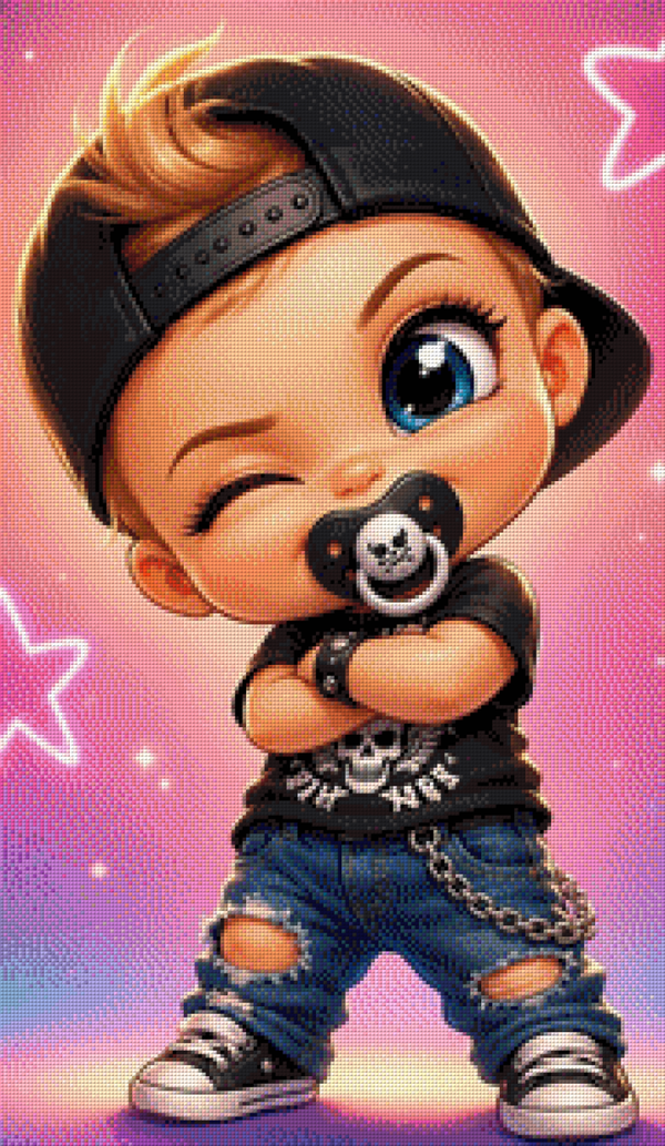 Tiny Rebel by DPK - 45 x 77 - 186  Farben