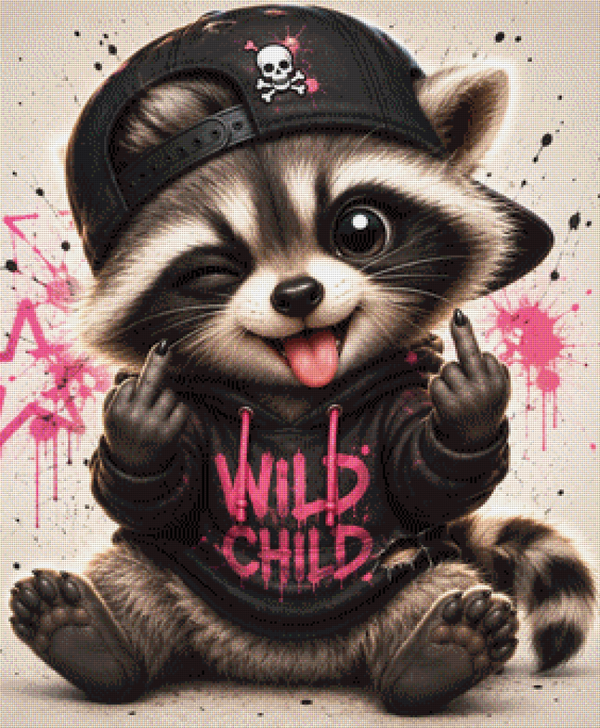 Wild Child by DPK - 70 x 85 - 158 Farben