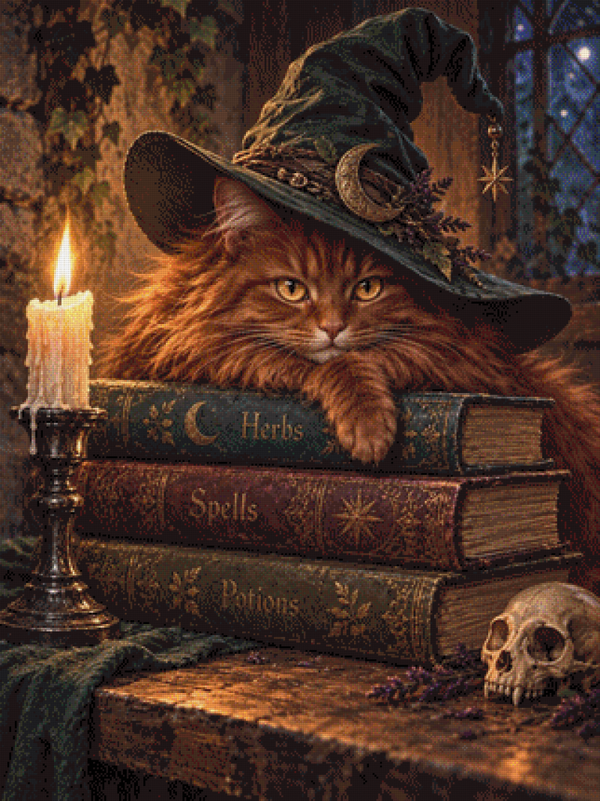 Witchy Whiskers by DPK - 80 x 106 - 140 Farben