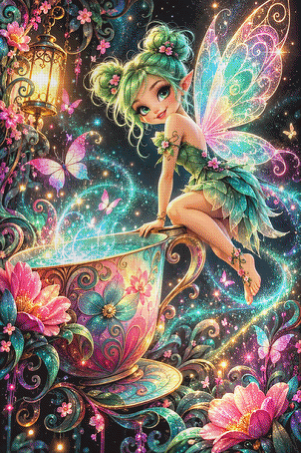 Enchanted Teacup Fairy by DPK - 75 x 112 - 205 Farben