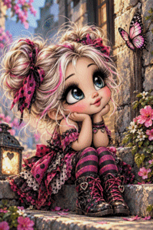 Butterfly Daydream by DPK - 50 x 75 - 186 Farben