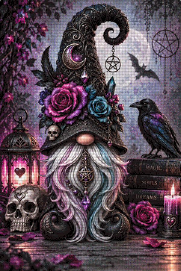 Moonspell Gnome by DPK - 60 x 90 - 169 Farben