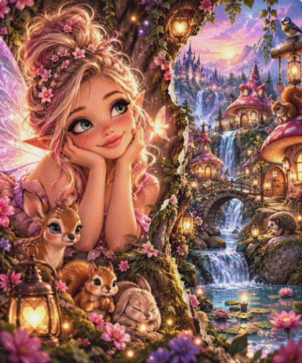 Faylina´s Woodland by DPK - 80 x 96 - 238 Farben
