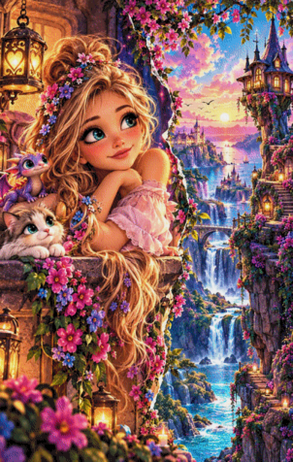 Aurelia´s Secret Kingdom by DPK - 75 x 118 - 305 Farben