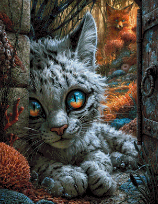 Secret Eyes by Ari_ai - 75 x 96 - 208 Farben