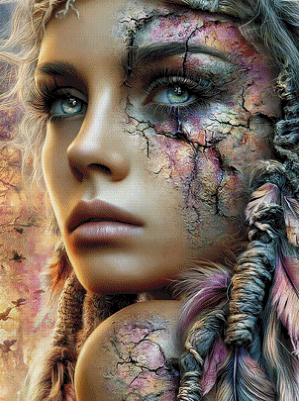 Fractured Beauty by DPK - 75 x 100 - 234 Farben