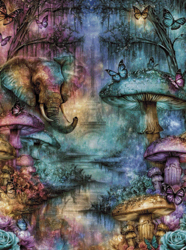 Dream Forest by Ari_ai - 80 x 106 - 224 Farben