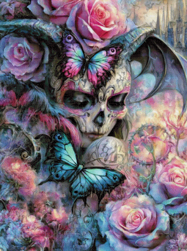 Skull Wings by DPK - 80 x 106 - 290 Farben