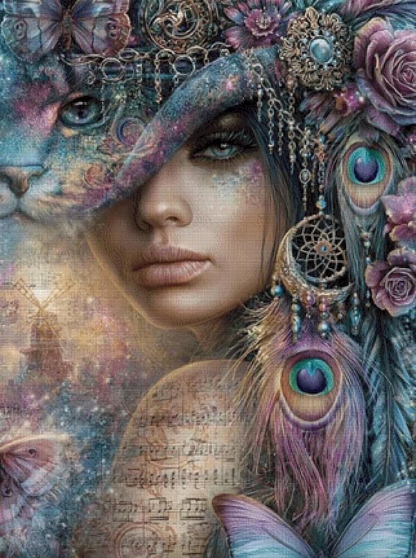 Peacook Souls by DPK - 80 x 106 - 174 Farben