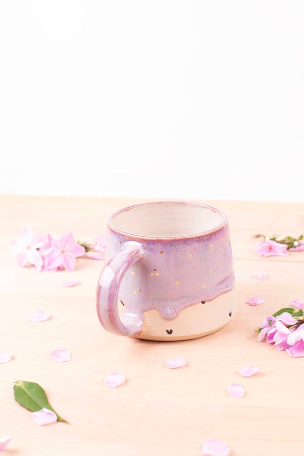 Small Mug with 24k golden stars! (0106)