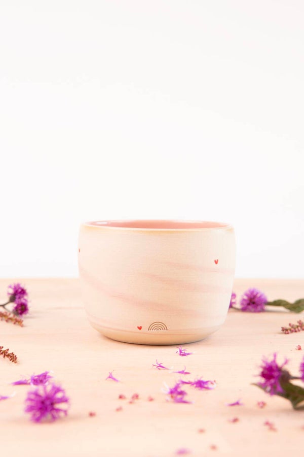 Red Marbled Cup  (0386)
