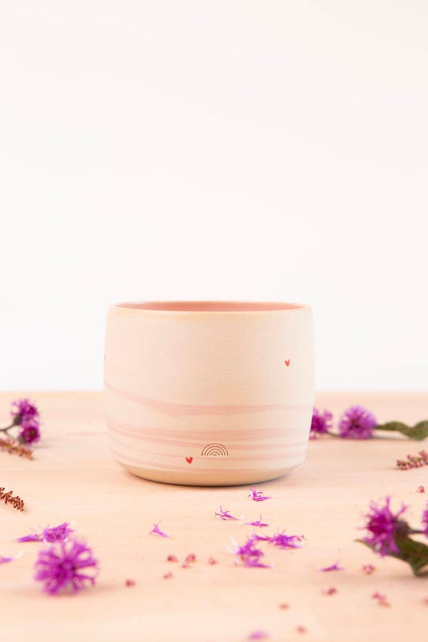 Red Marbled Cup  (0388)