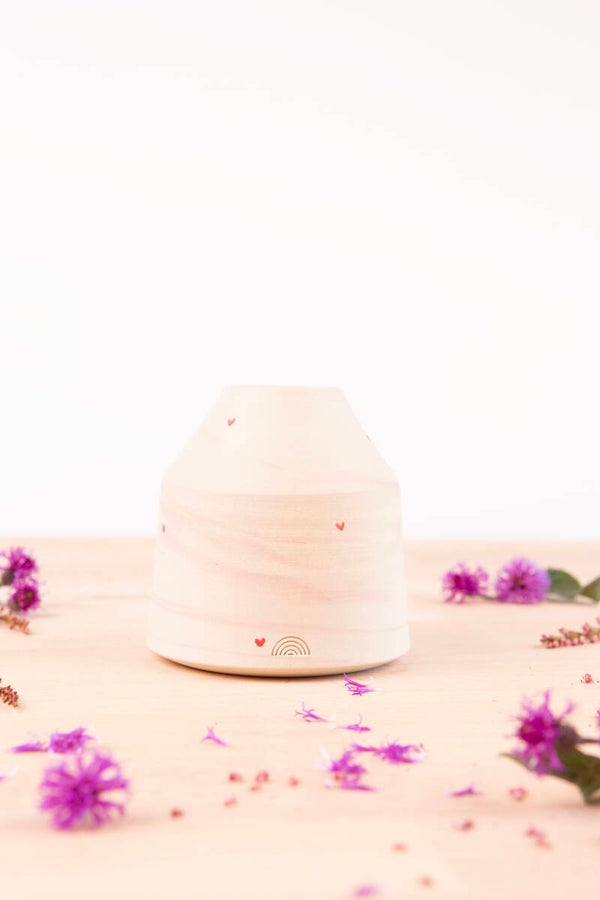 Marbled Bud Vase (0431)