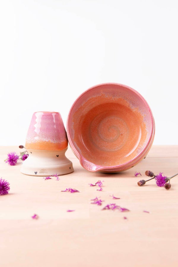 Matcha Bowl + Whisk Holder Set (0601)