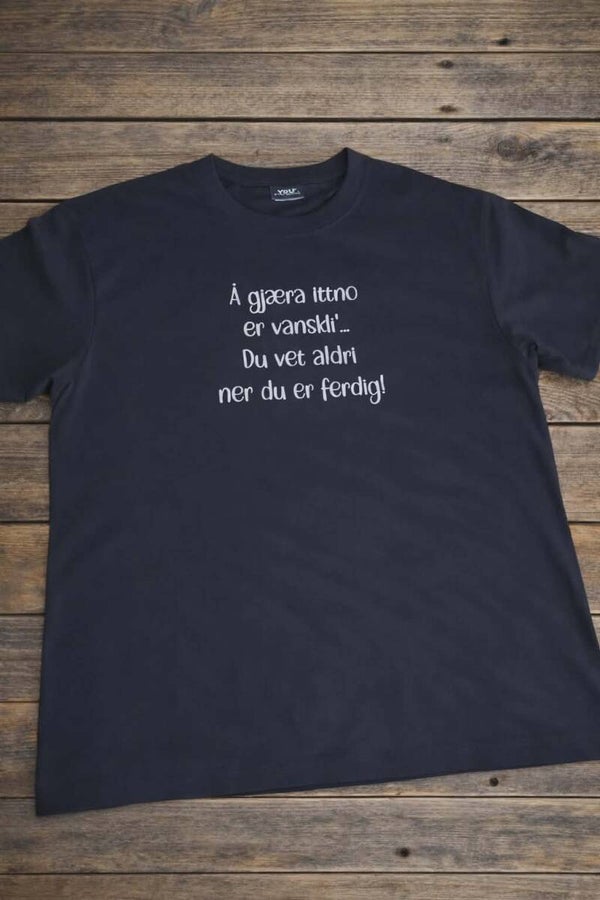 Å gjera ittno...