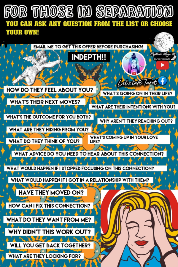 FOR THOSE IN SEPARATION 💔 pick 3 questions