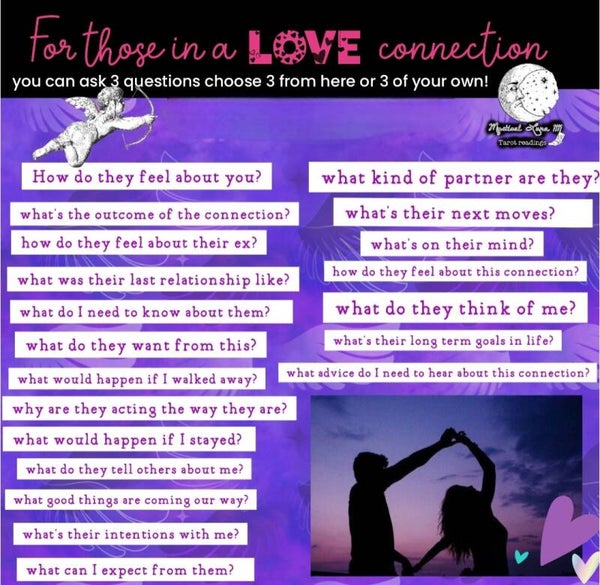 FOR THOSE INVOLVED WITH SOMEONE 🥰 pick 3 questions