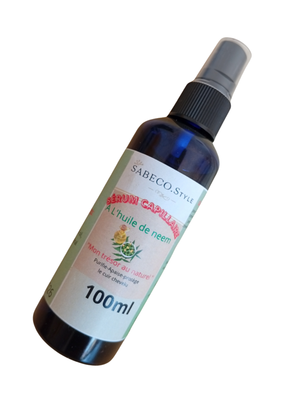 Sérum capillaire à l'huile de Neem