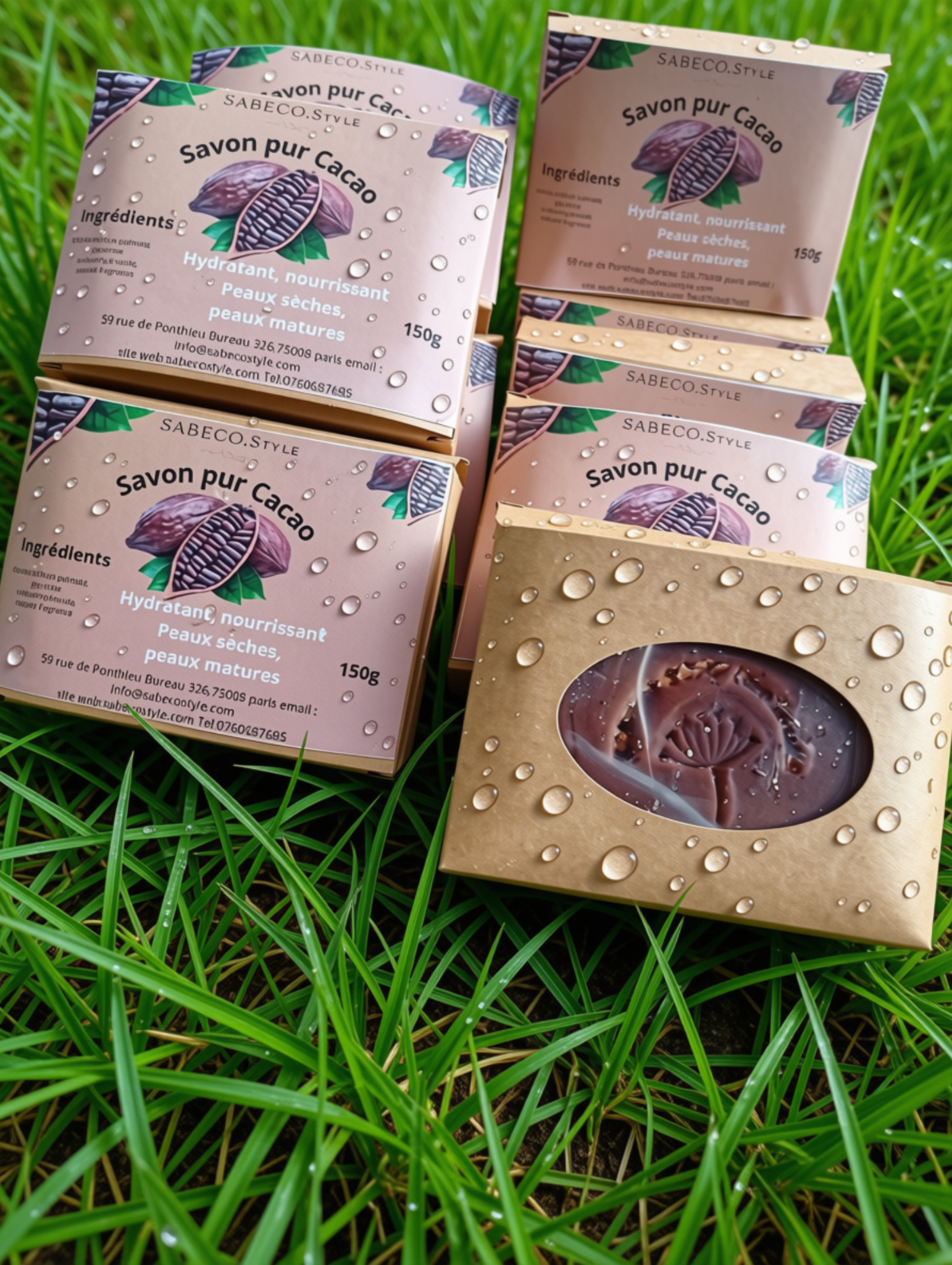 Savons hydratant au cacao pur