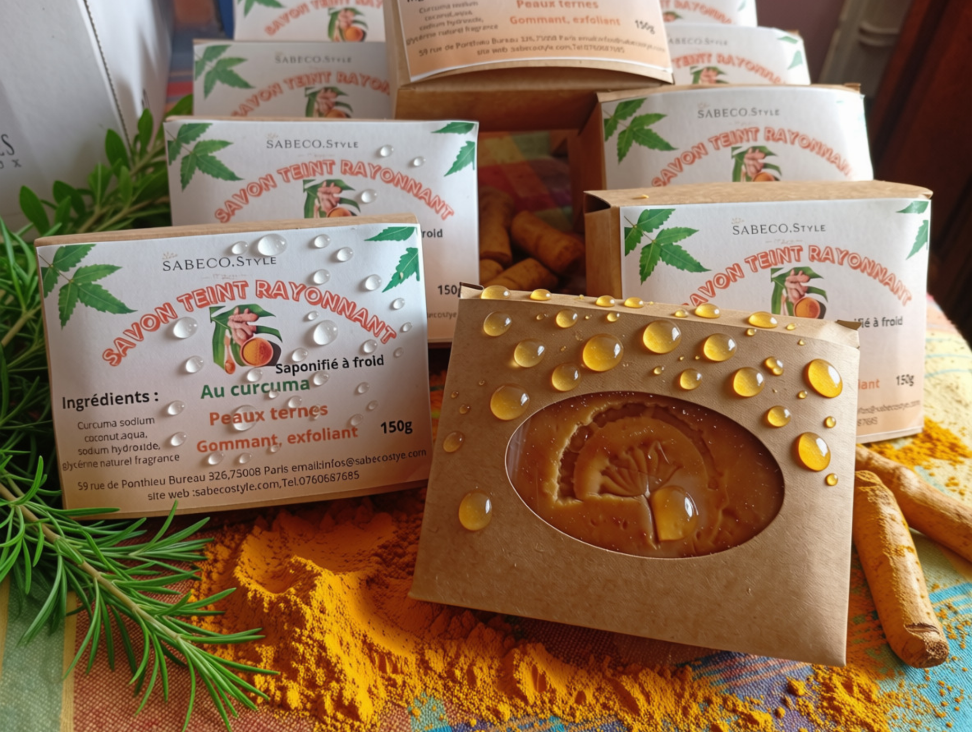 savon gommant exfoliant doux teint rayonnant