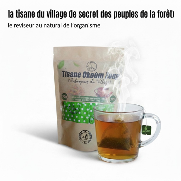 Tisane traditionnelle aux aubergines du village