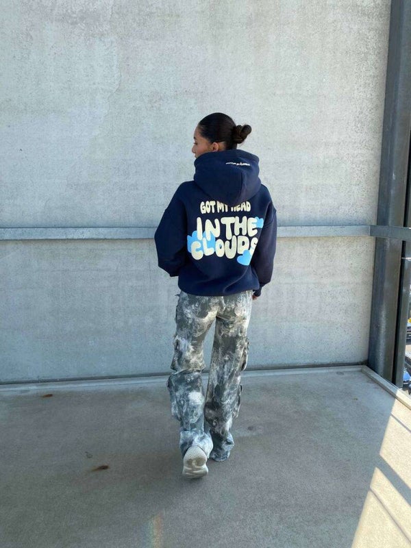 PRIORITY HOODIE BLAUW