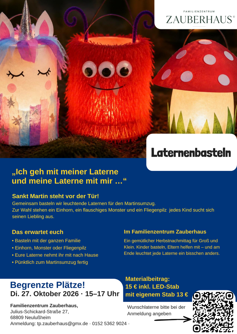 Flyer Laternenbasteln