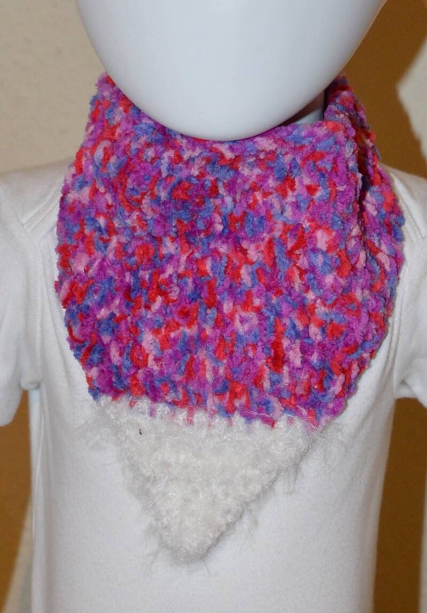 Baby Häkel Halstuch warm *lila bunt kuschel*