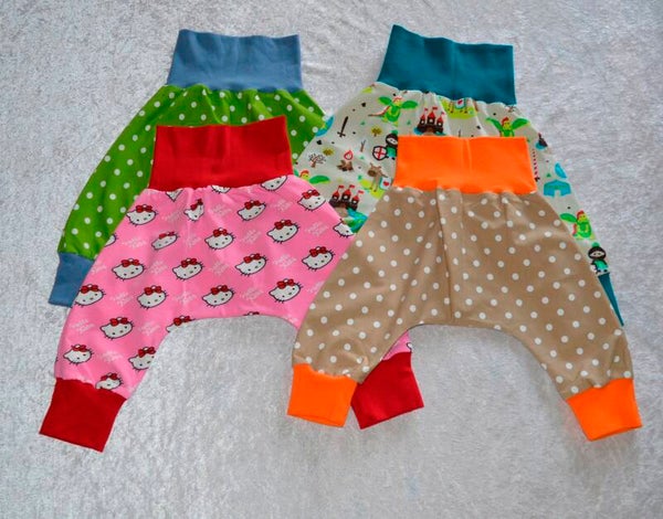 Pumphose Gr. 62/68 verschiedene Muster