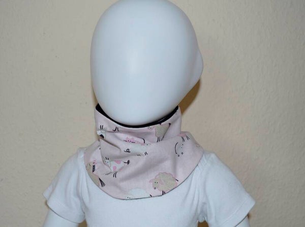 Baby Kinder Halstuch warm *Tiere rosa*
