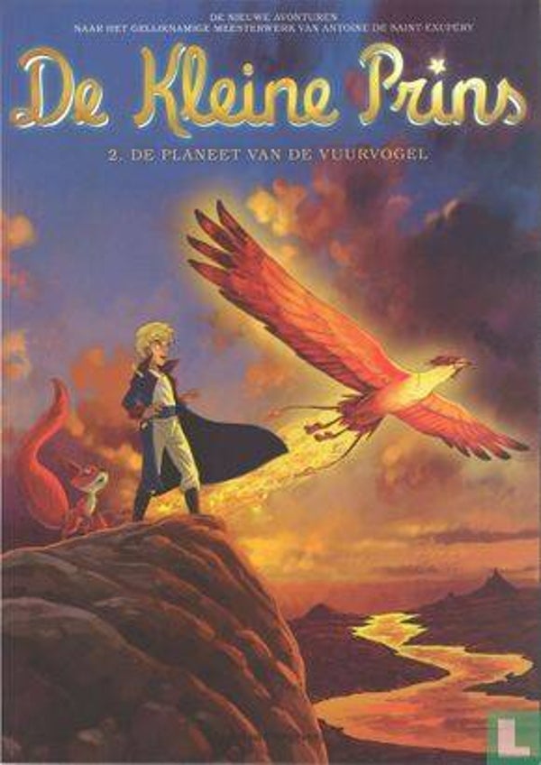 De planeet van de vuurvogel