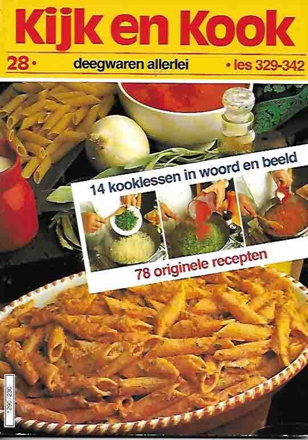 Deegwaren allerlei kijk en kook nr 28