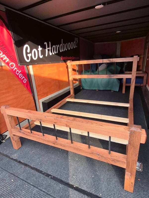Rustic bed