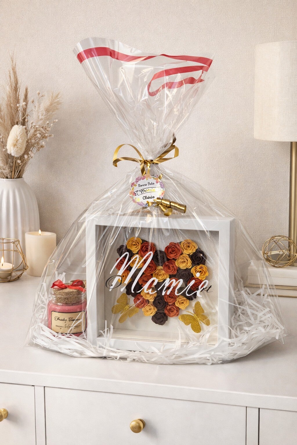 🌸Cadre 3d floral Fête des grands-mères🌸