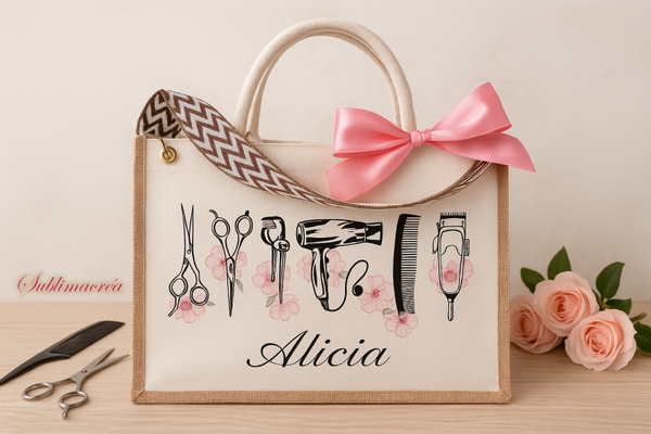 👜 Sac en Toile de Jute Naturel  Élégance🎀