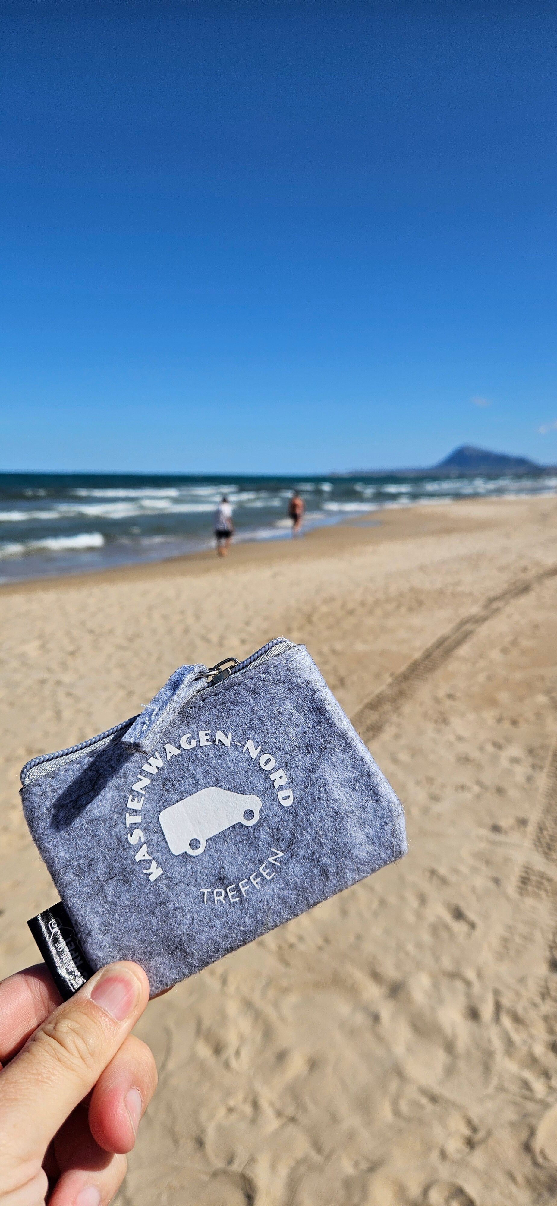 Geldbörse aus RPET-Filz - mit Kastenwagen - Nord Logo