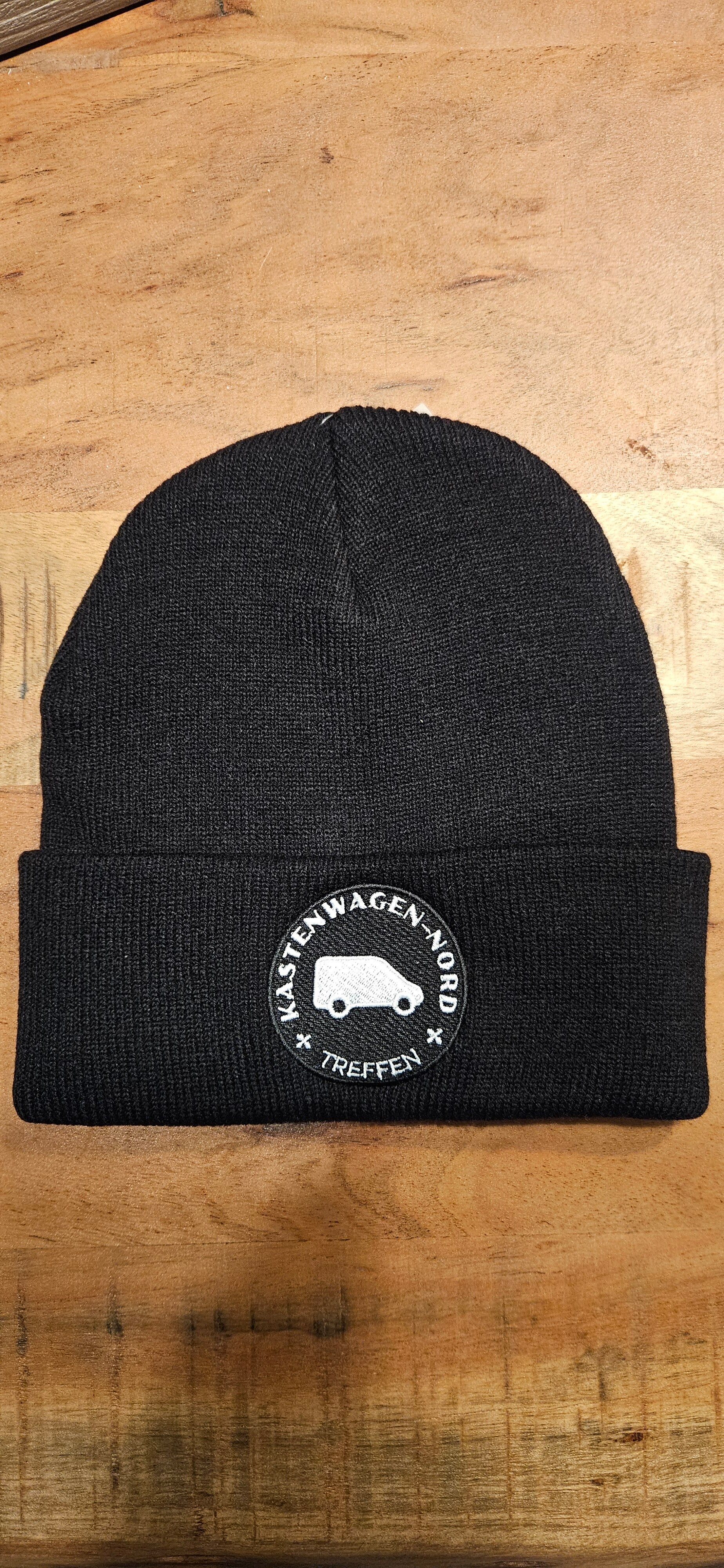 Strickmütze "Wind" - mit Kastenwagen-Nord Logo
