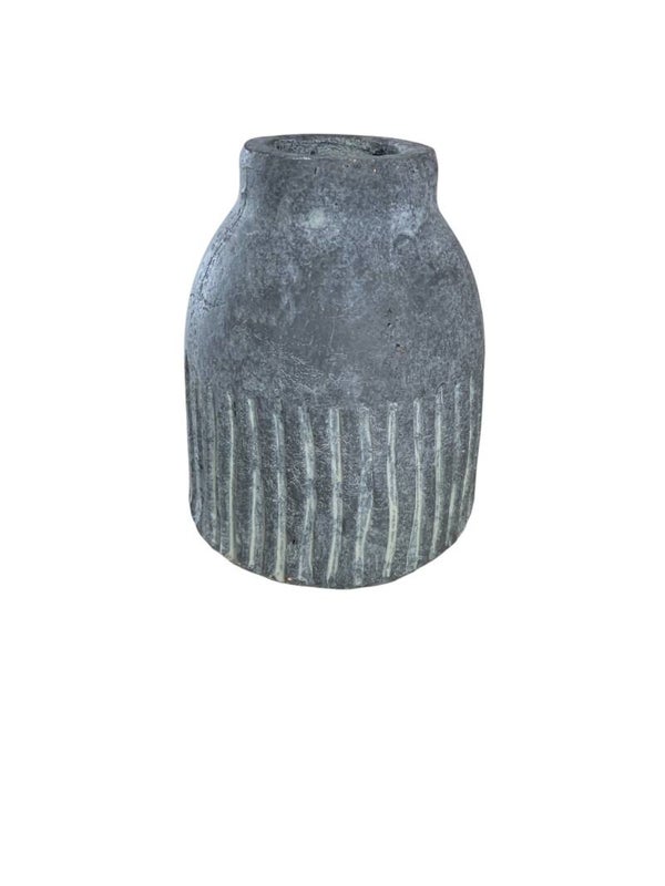 stenen bloemenvaas (klein)