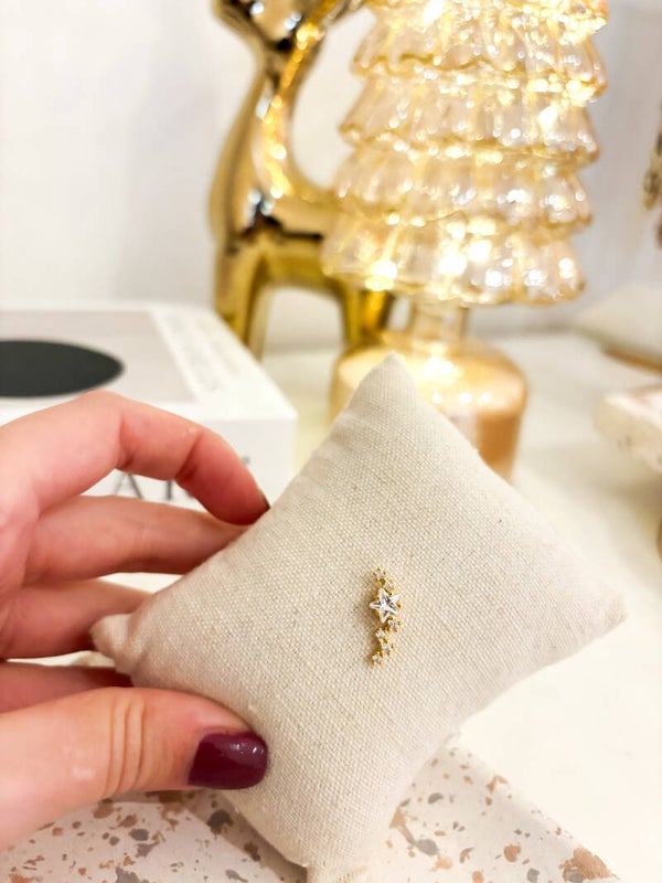 Flawless golden piercing