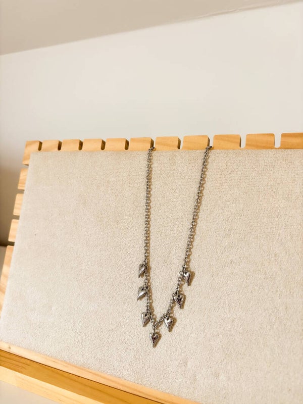 Multiple heart ketting