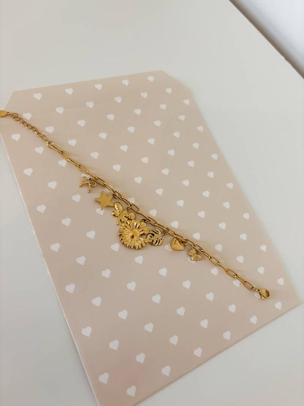 Sunflower bedelarmband