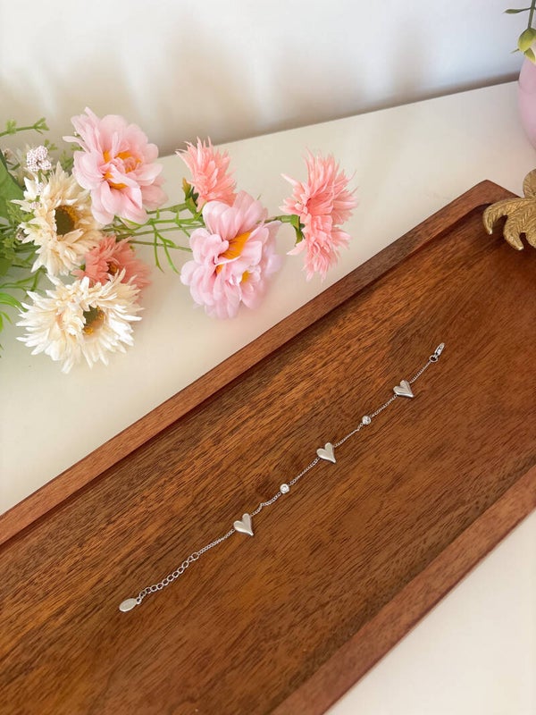 Heart diamond armband