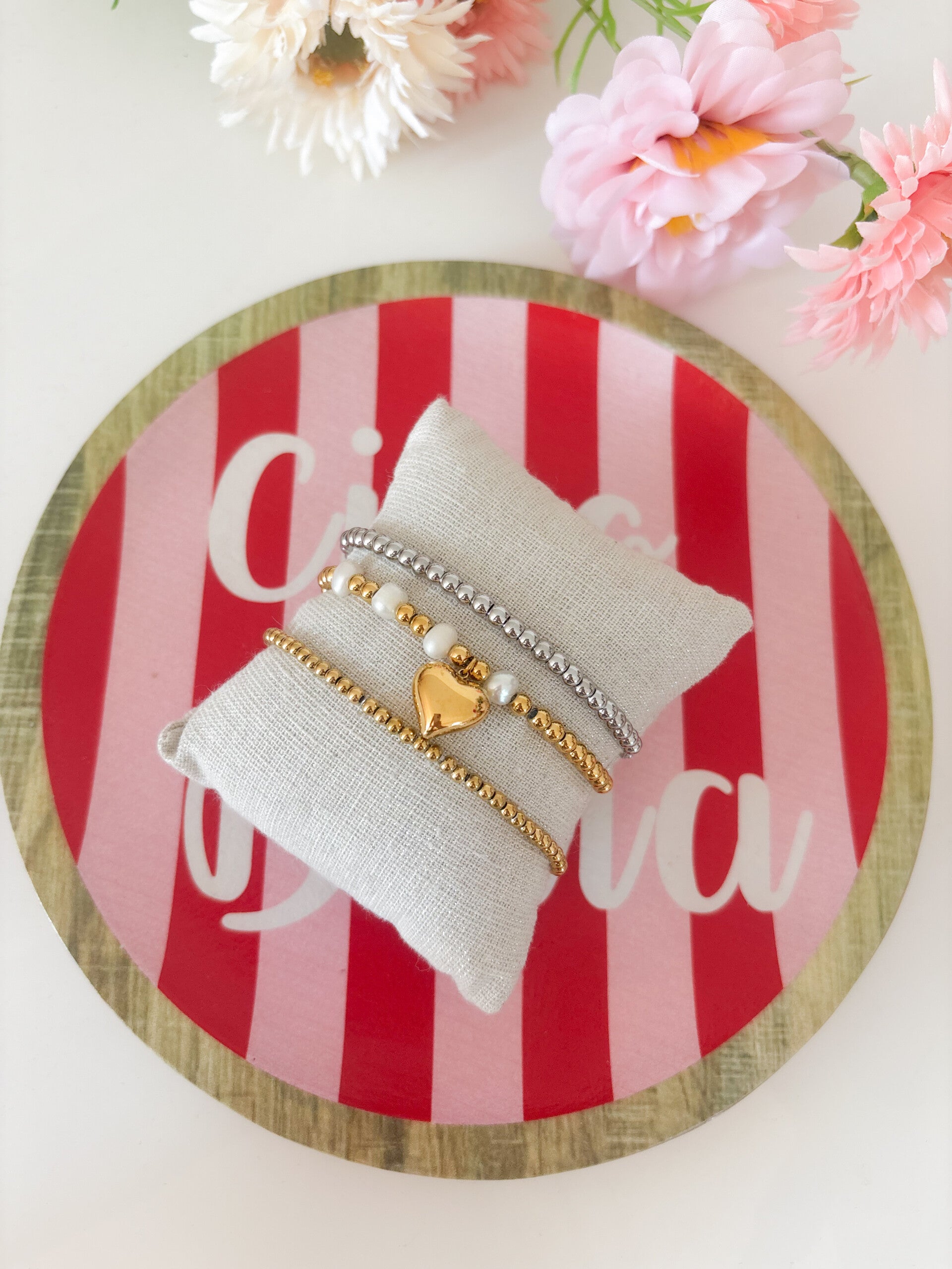 Parel armbanden