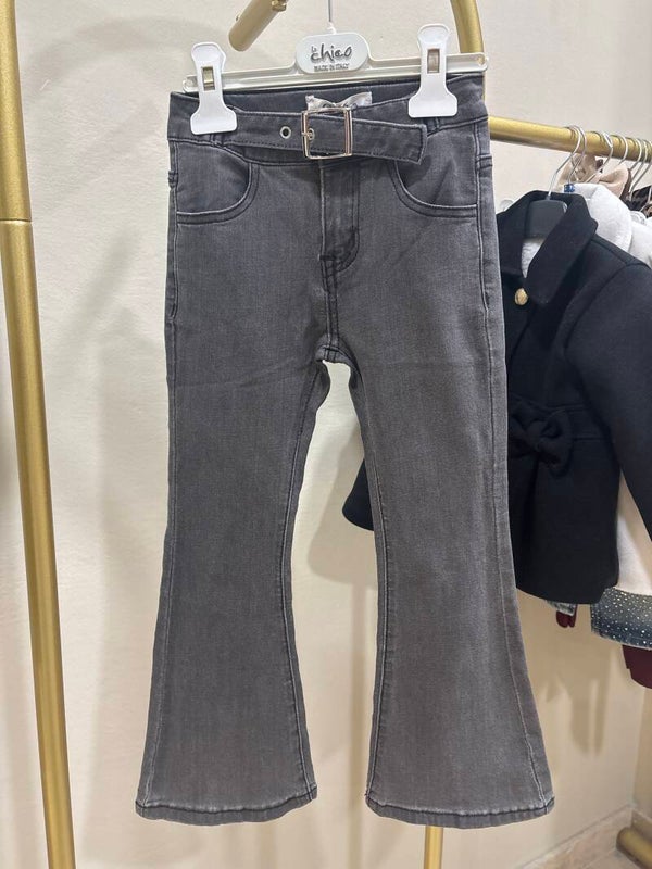 Jeans grigio zampa