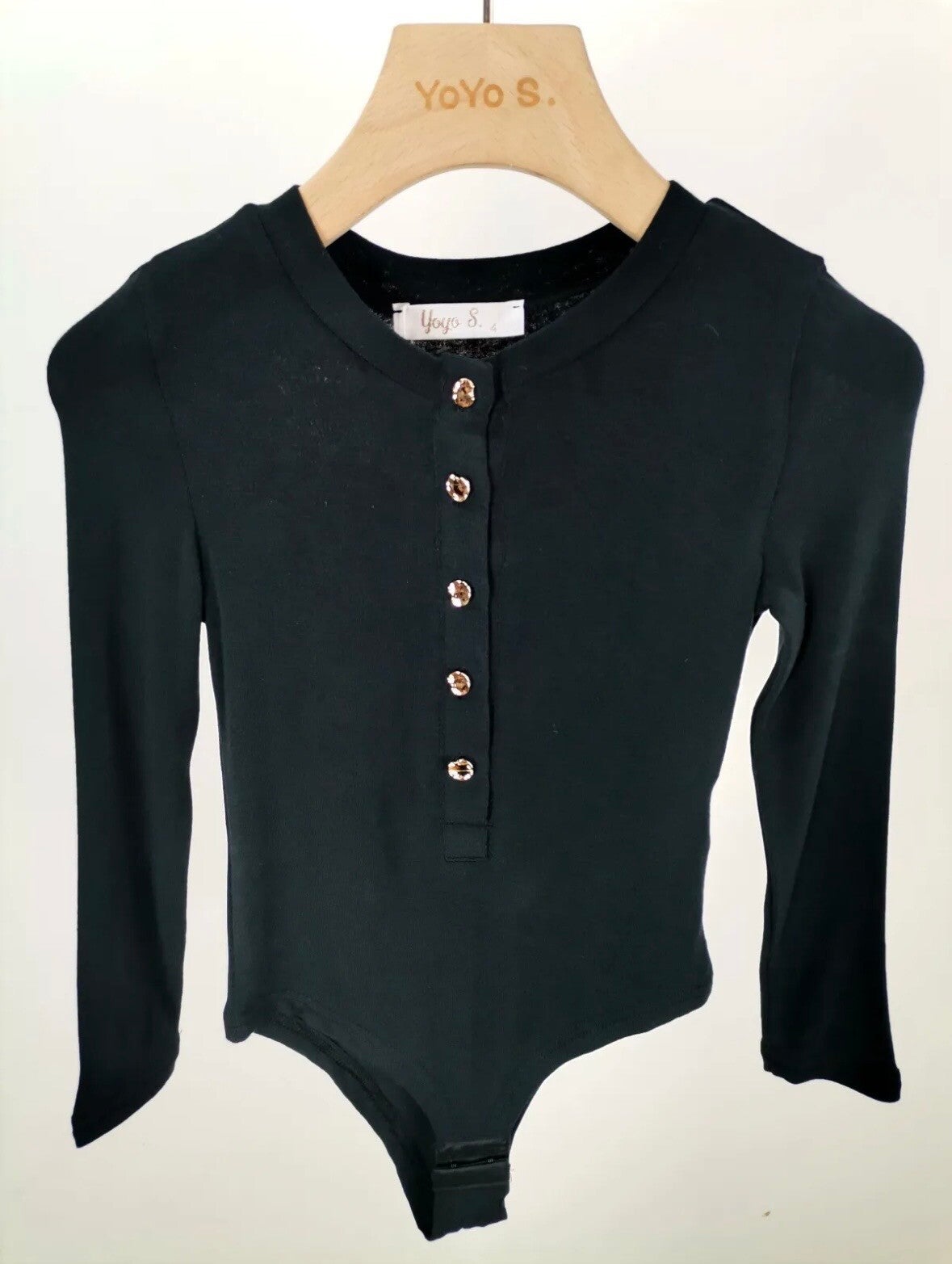 Body bottone nero