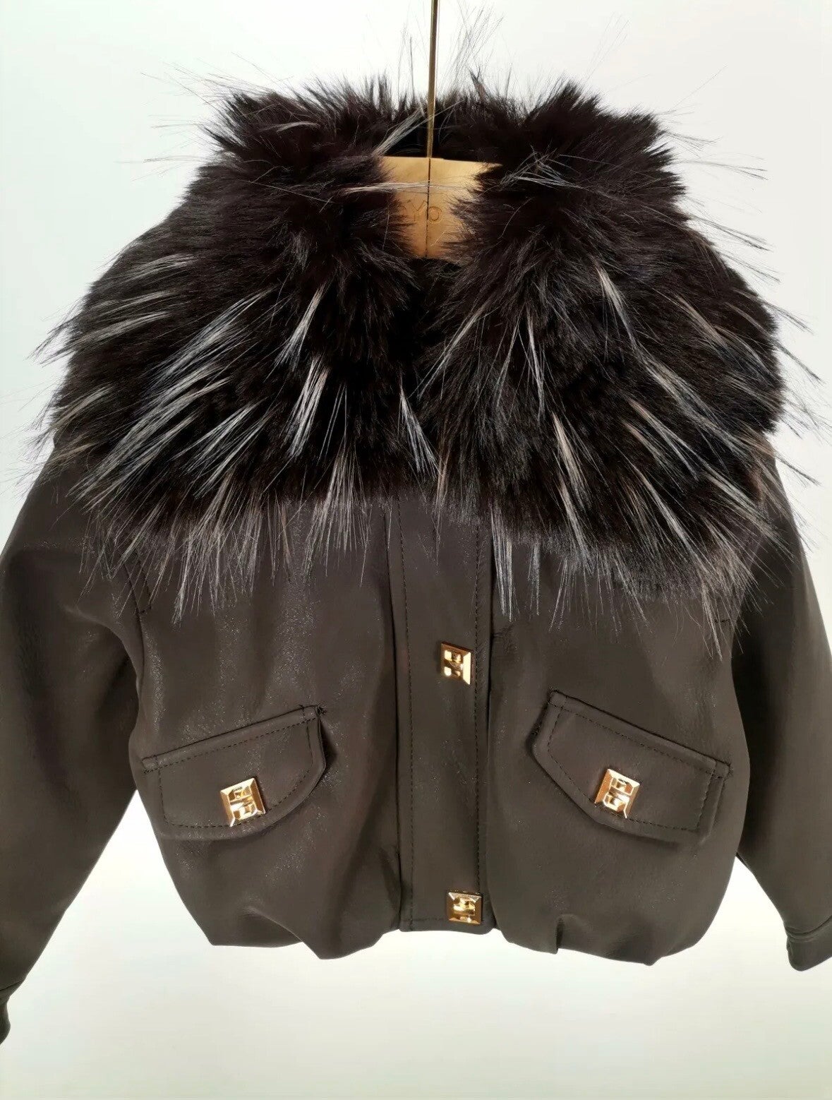 Giacca pelliccia Brown