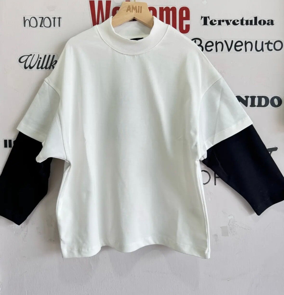 Maglia bicolor Just West