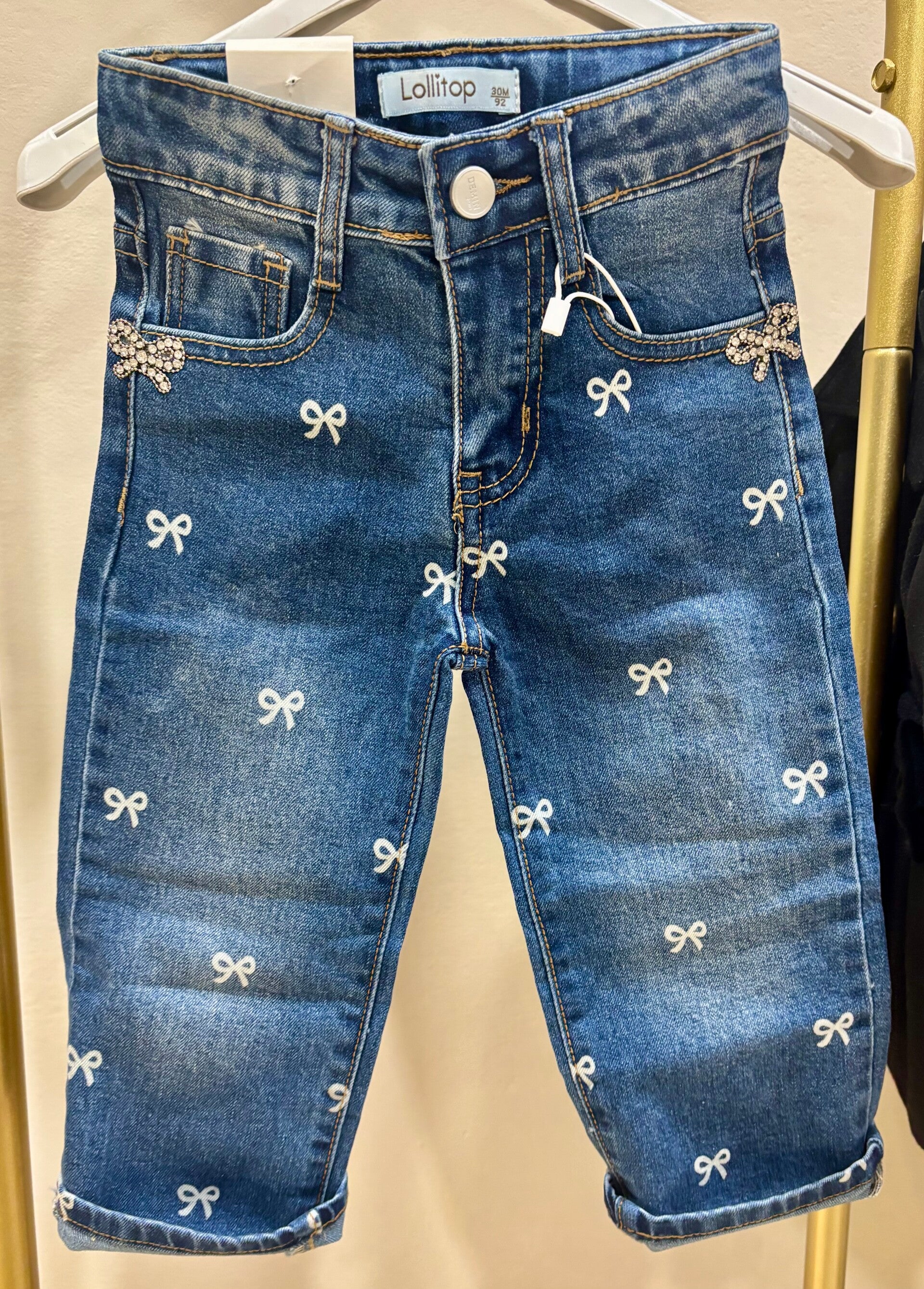 Jeans fiocco